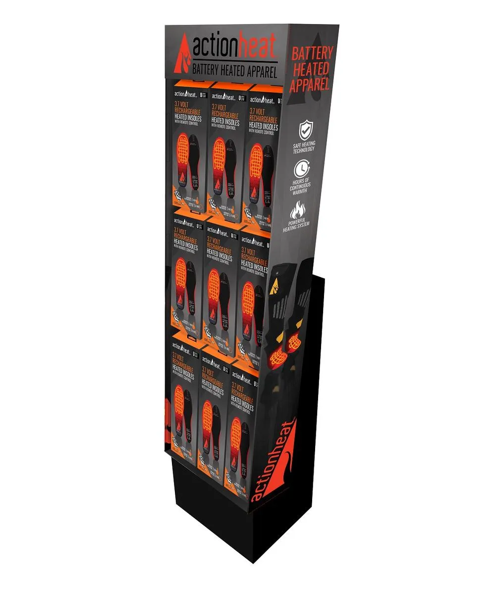 ActionHeat 3V Insoles 12-piece display