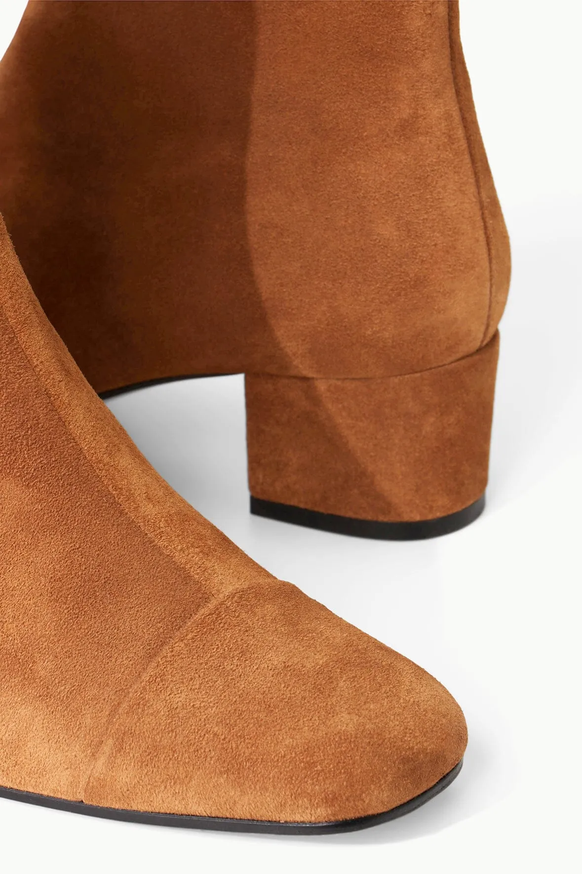 AIMEE SHORT BOOT | TAN SUEDE