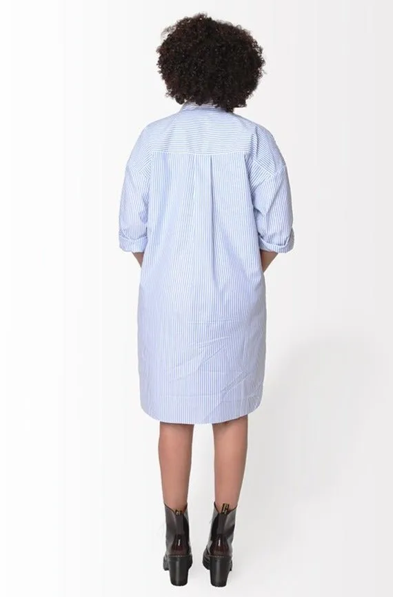 Alaia  Shirt Dress // Azure Blue