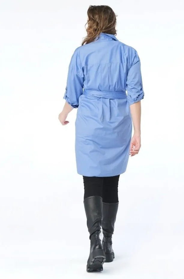 Alaia  Shirt Dress // Azure Blue