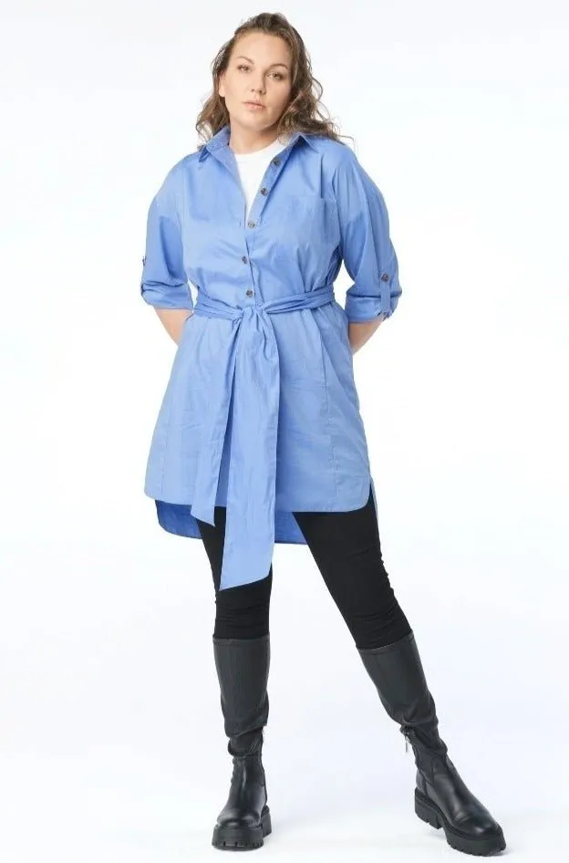 Alaia  Shirt Dress // Azure Blue