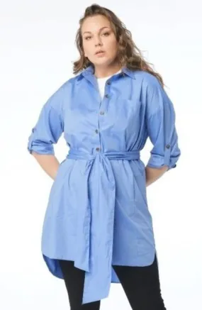 Alaia  Shirt Dress // Azure Blue