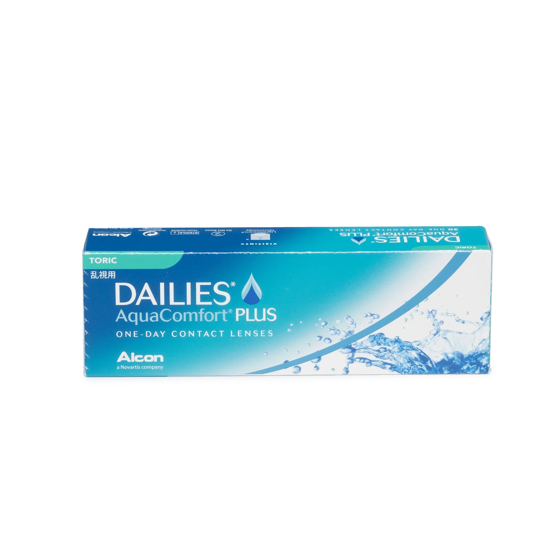 Alcon DAILIES AquaComfort Plus Astigmatism One-Day Contact Lenses - 30 Pack