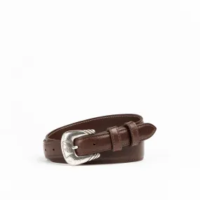 Allens Boots Exclusive Taper Chocolate Calf Belt