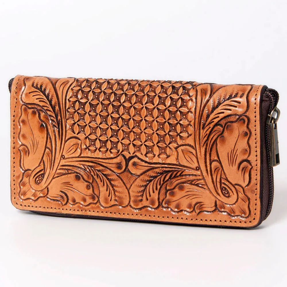 American Darling Tooled Stamped Wallet