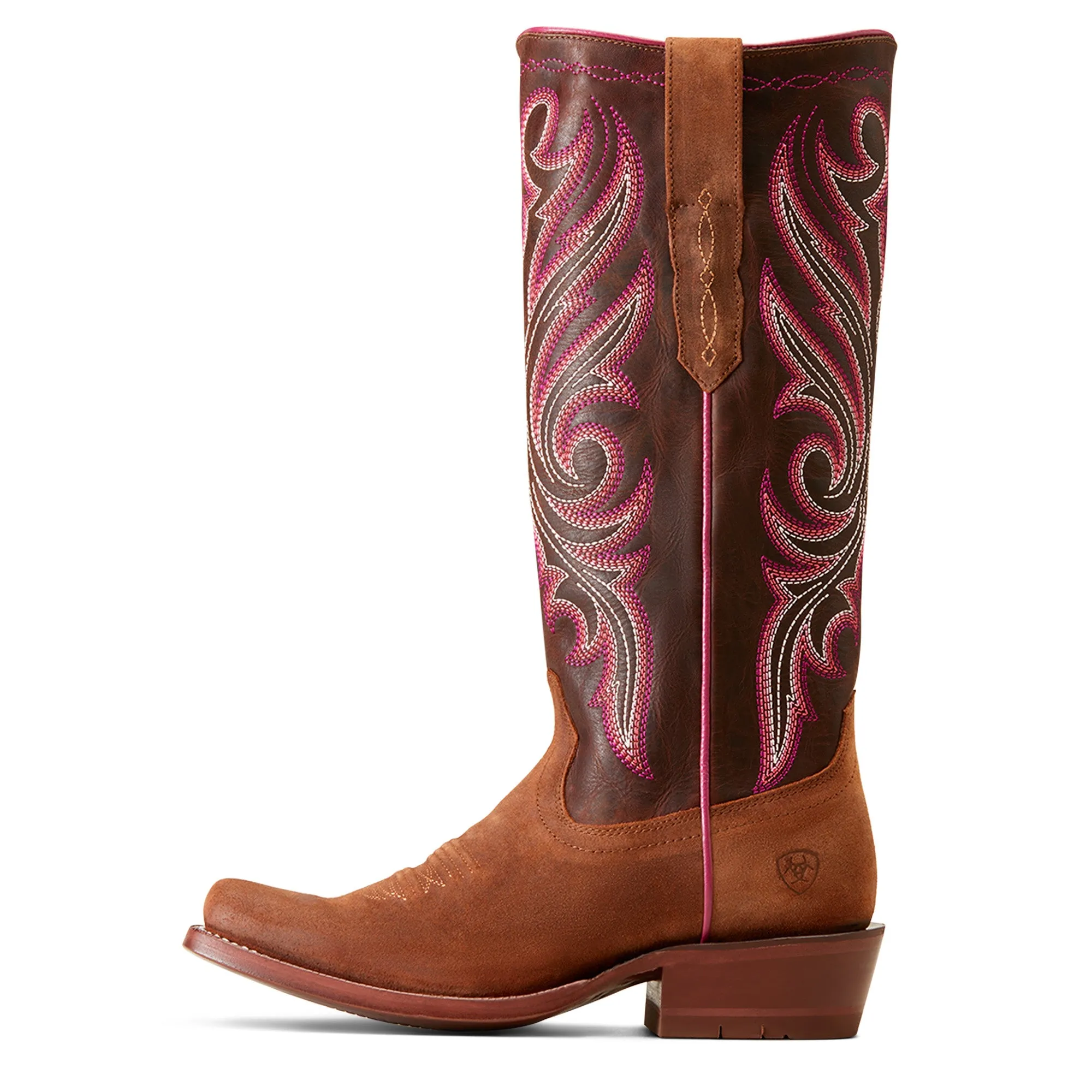 Ariat Ladies 10047044 Futurity Starlight Stretch Fit Western Boots in Terracotta Roughout