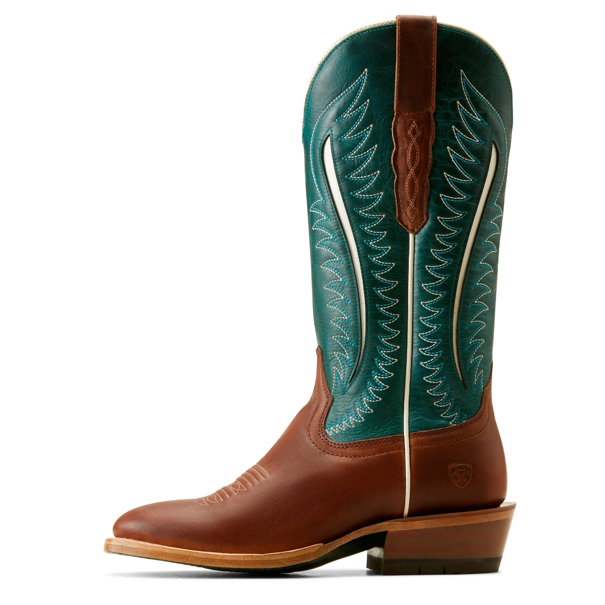 Ariat Ladies 10051065 Futurity Limited Western Boots Umber Rust/Turquoise Nights