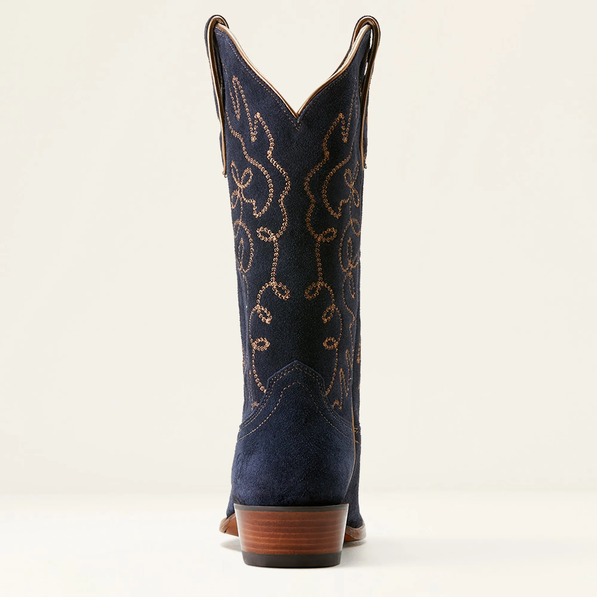 Ariat Ladies 10053793 Jukebox Cowboy Boots in Polo Blue Suede