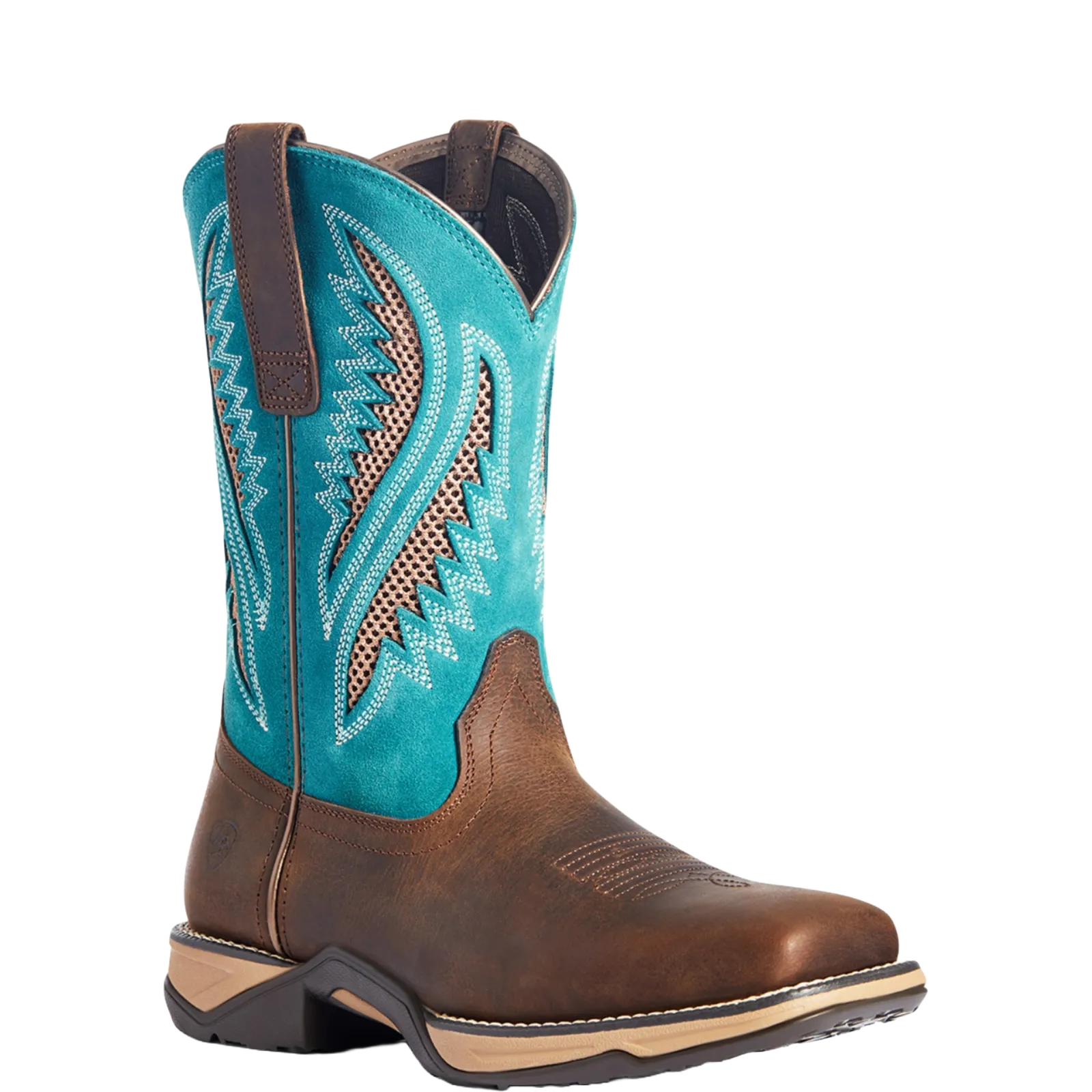 Ariat Ladies Anthem VentTEK Chocolate Chip Western Boots 10031665