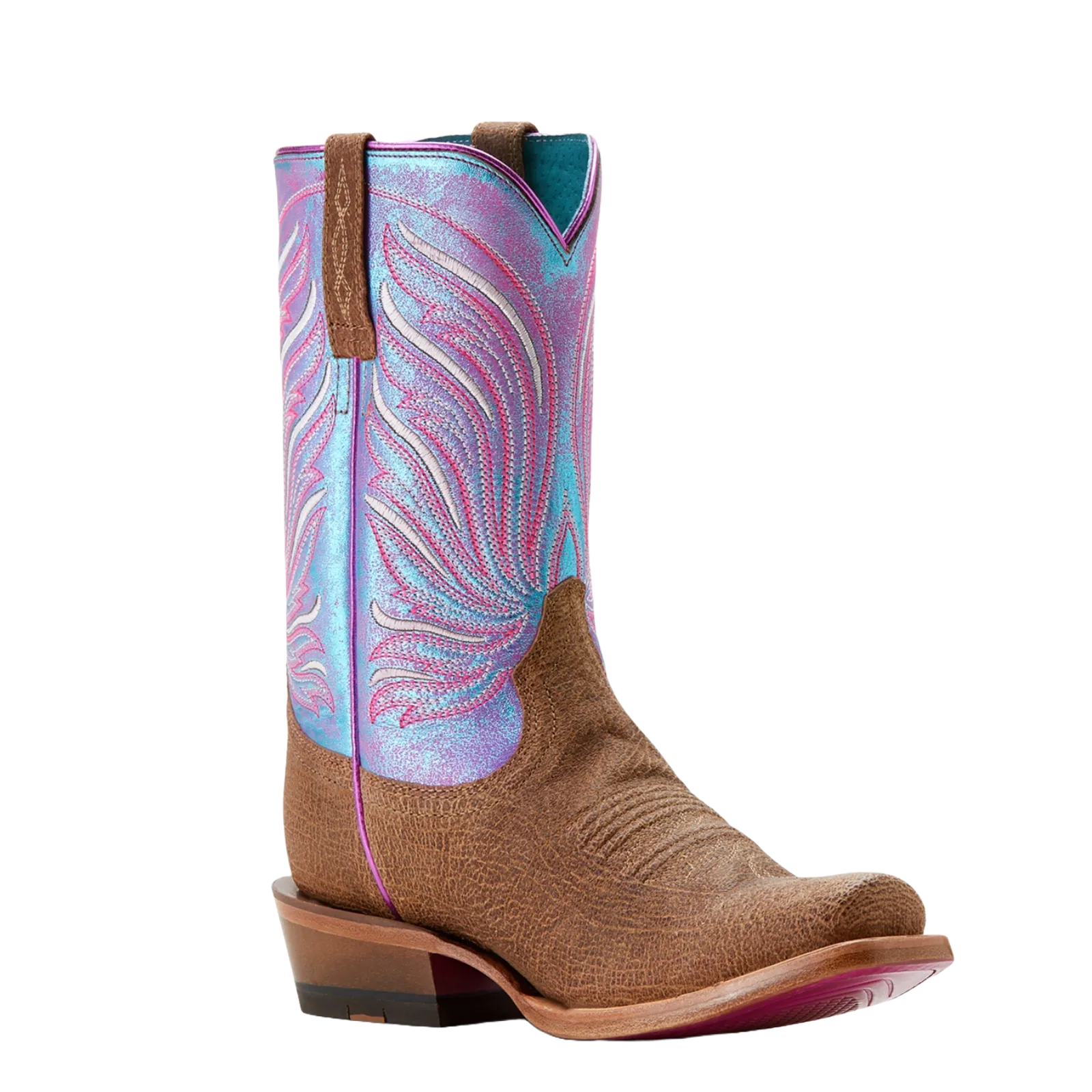 Ariat Ladies Futurity Dash Scratched Tan Western Boot 10053808