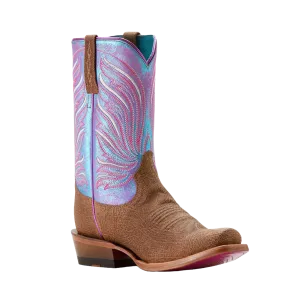 Ariat Ladies Futurity Dash Scratched Tan Western Boot 10053808