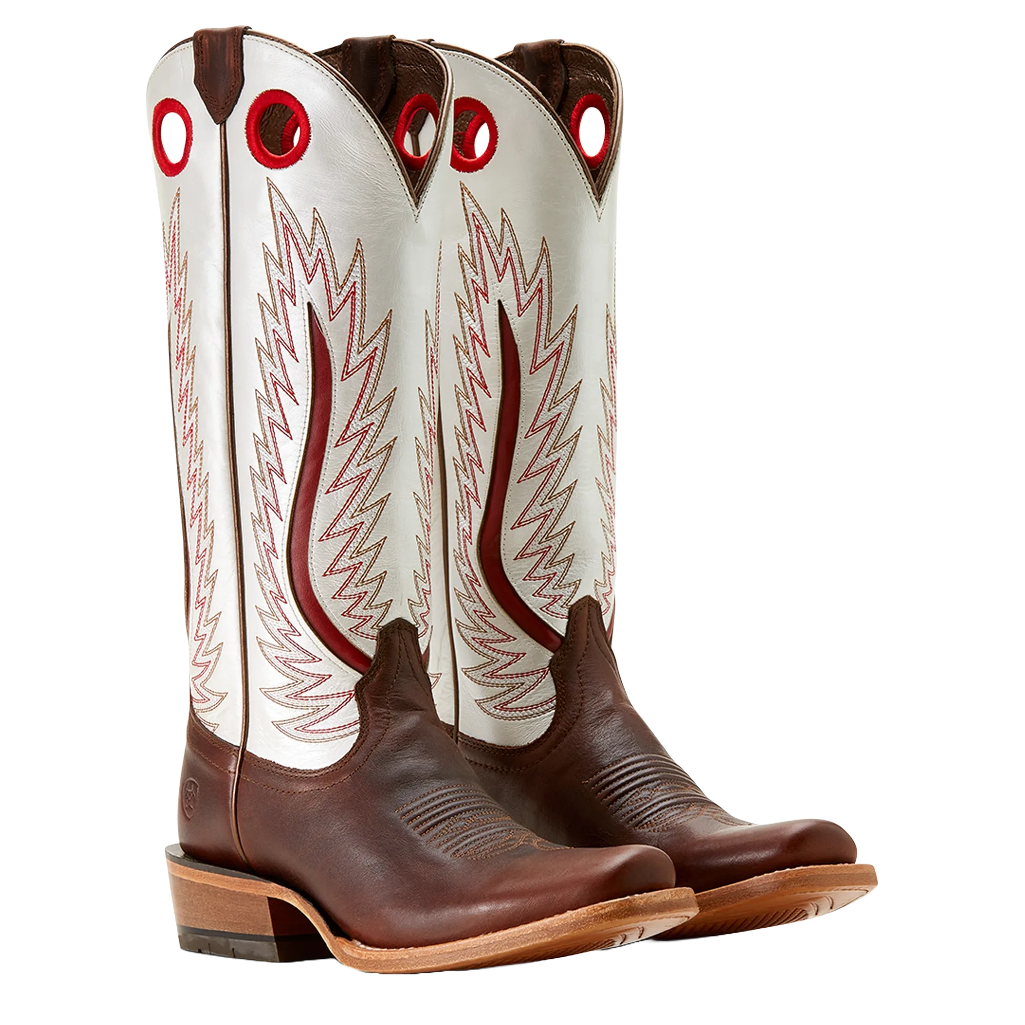 Ariat Ladies Futurity Rich Java & Pearly White Brown Western Boot 10053660