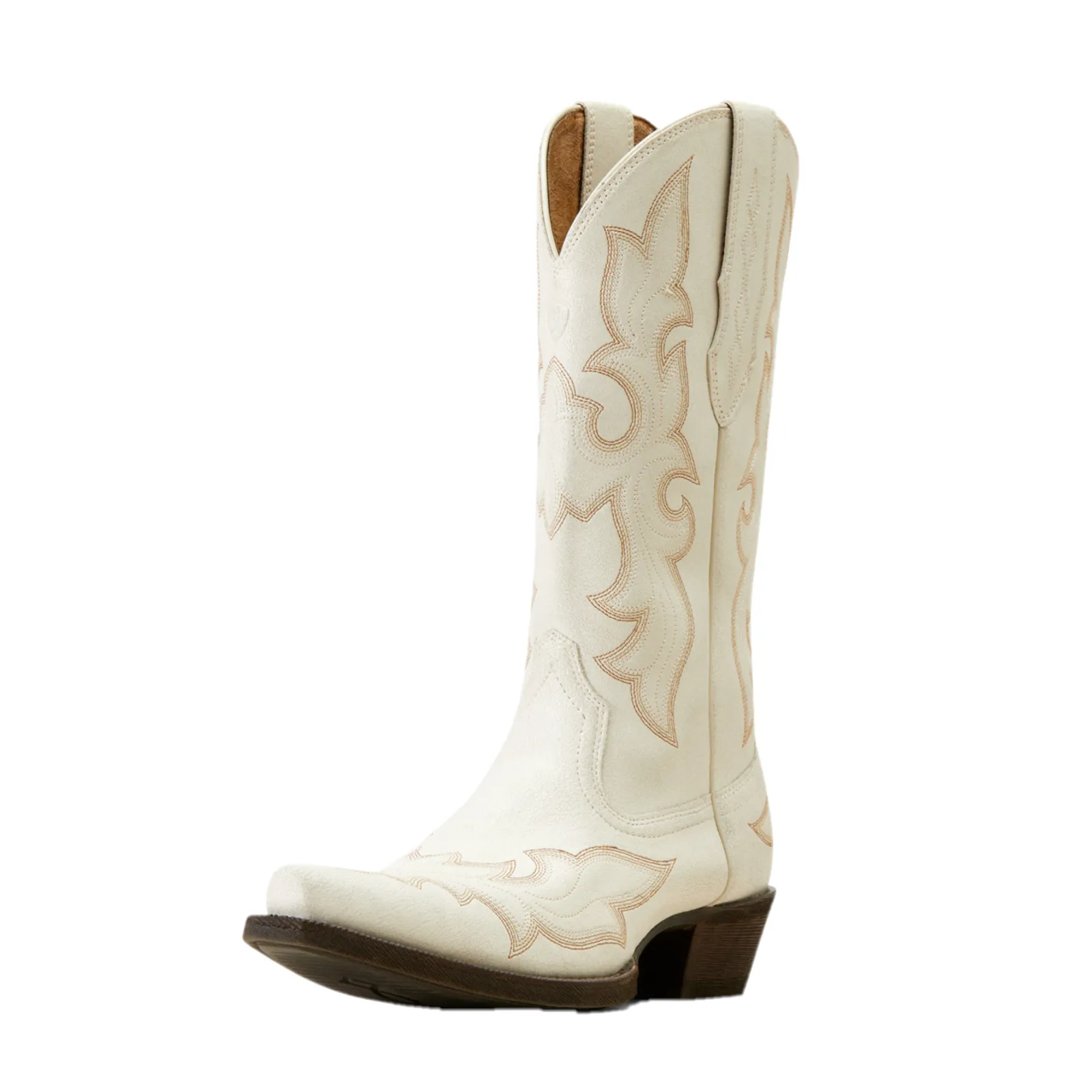 Ariat Ladies Jennings StretchFit Distressed Ivory Western Boots 10046996