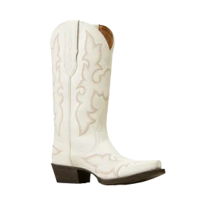 Ariat Ladies Jennings StretchFit Distressed Ivory Western Boots 10046996