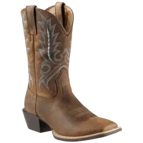 Ariat Men's Distressed Brown Sport Outfitter Western Boots 10011801