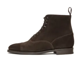 Ashworth - MTO - Dark Brown Suede - TMG Last - City Rubber Sole