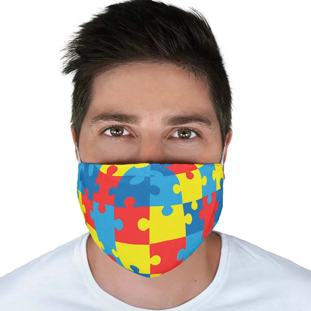 Autism Awareness Face Cover