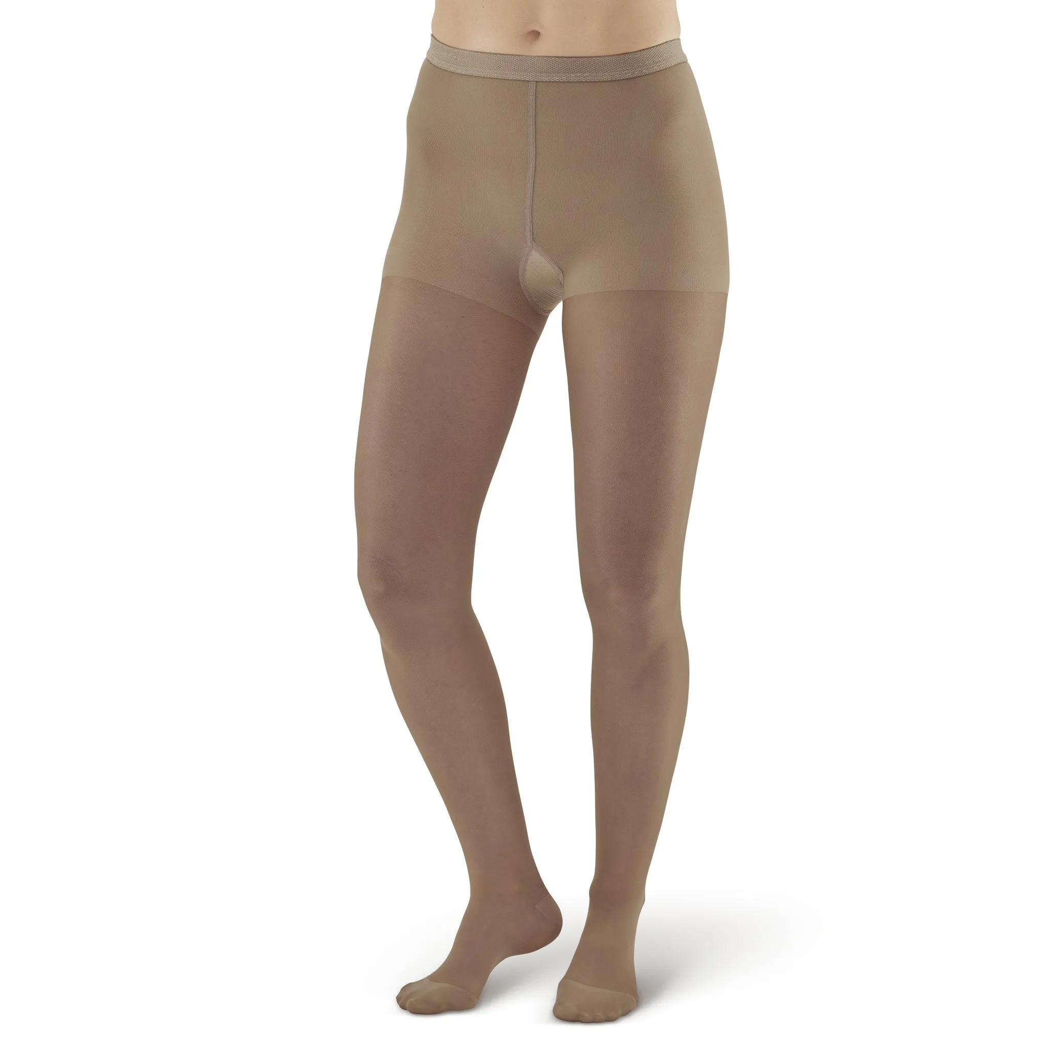 AW Style 15 Sheer Support Closed Toe Pantyhose - 15-20 mmHg