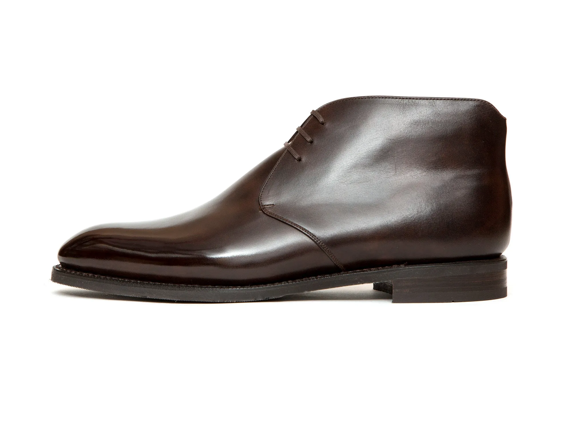 Ballard - MTO - Dark Brown Museum Calf - NGT Last - City Rubber Sole