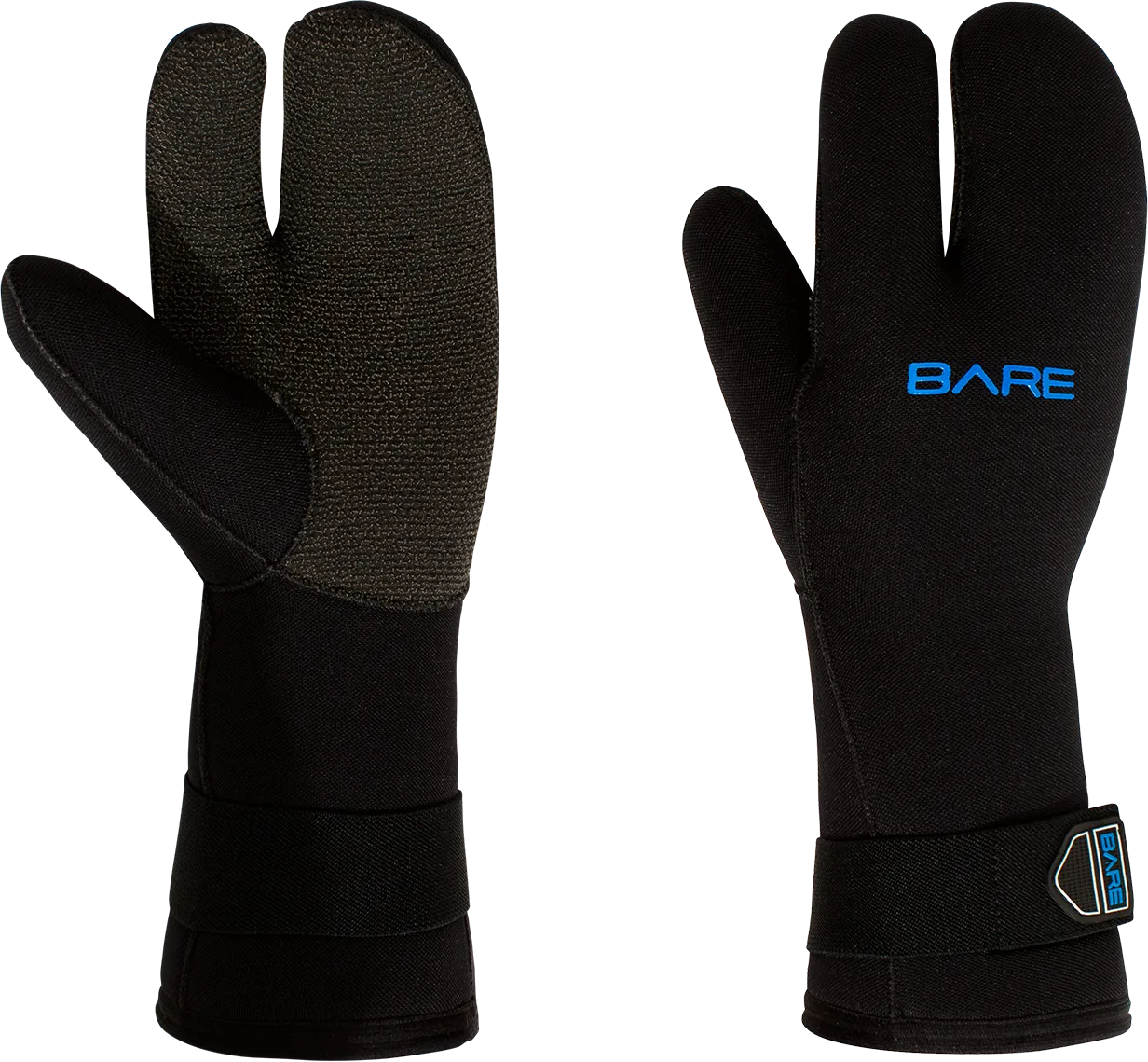 BARE 7mm K-Palm 3-Finger Mitt for Scuba Diving