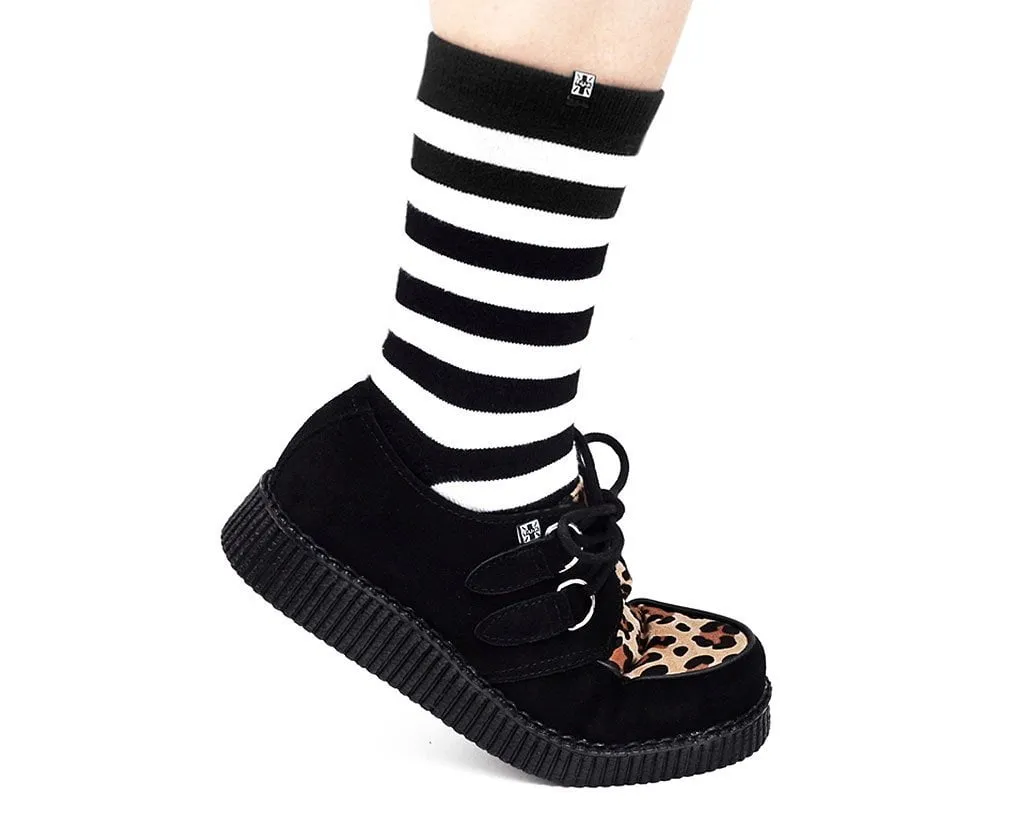 Black & Leopard Viva Low Creeper