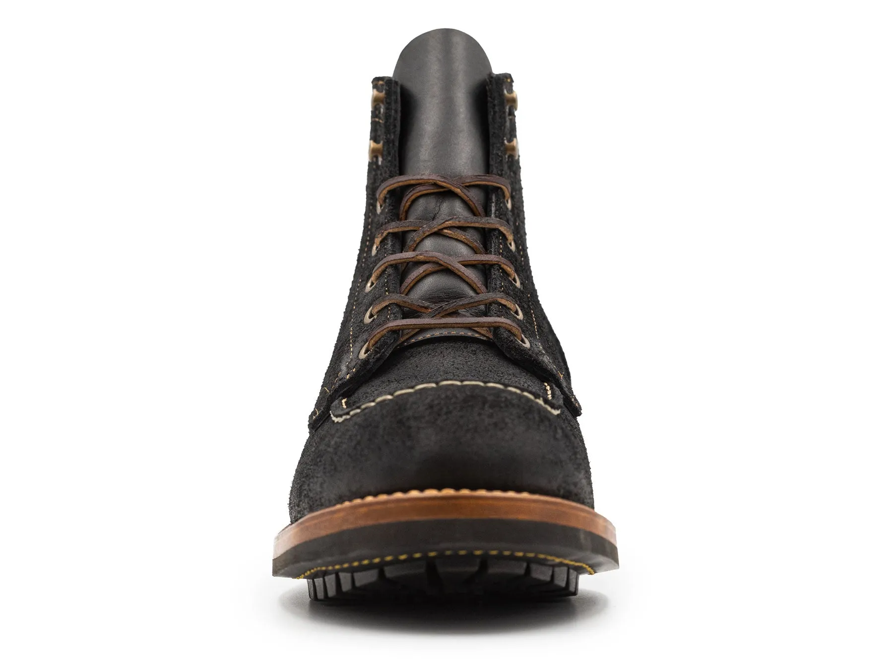 Black Oiled Rough Out Moc Toe | 10D