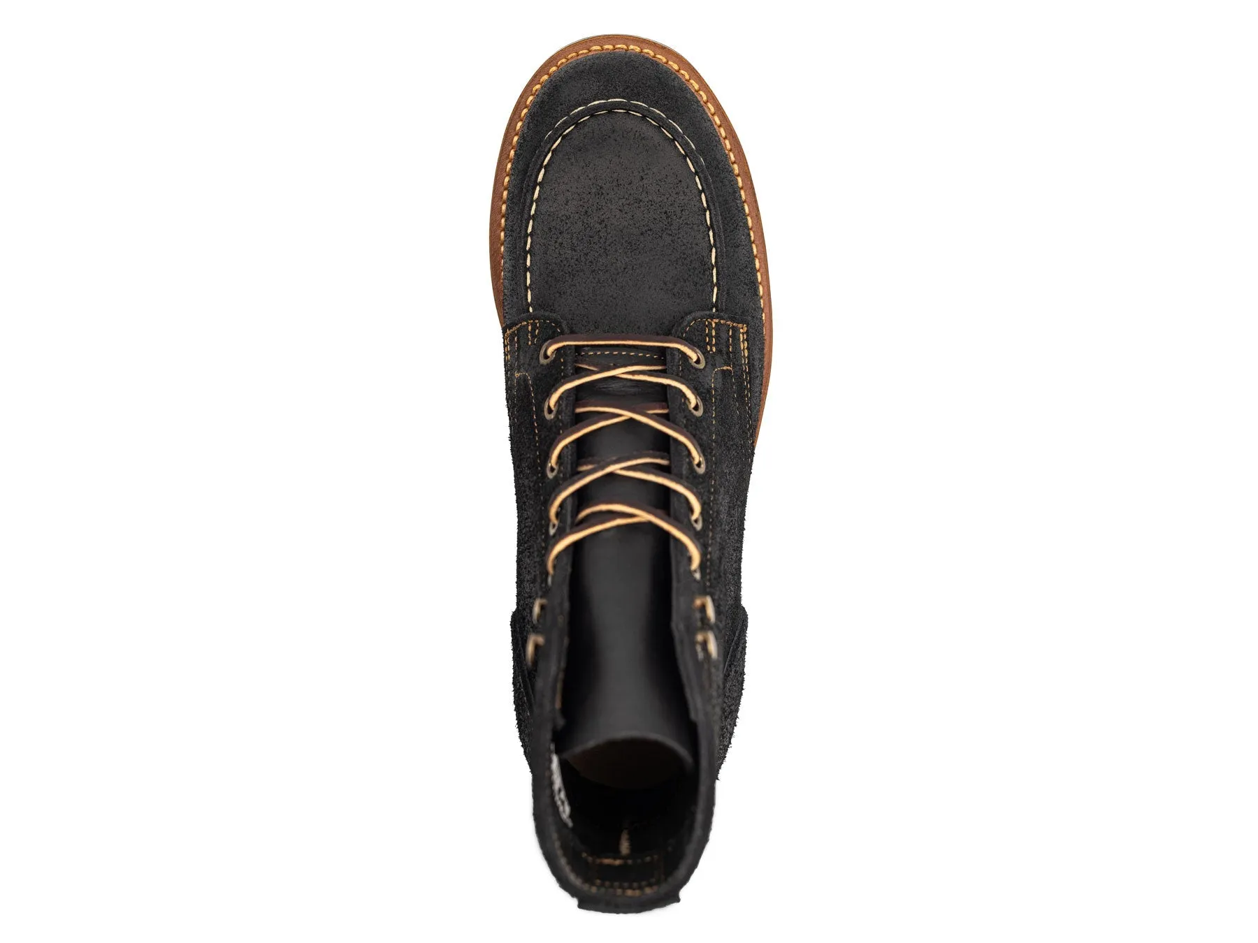 Black Oiled Rough Out Moc Toe | 10D