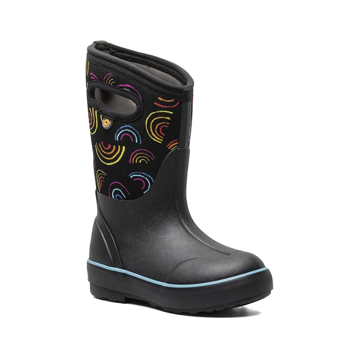 BOGS CLASSIC II WILD RAINBOWS BLACK MULTI - KIDS