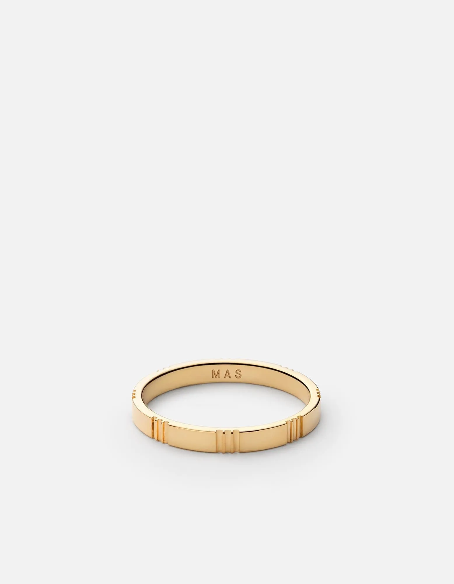 Bolt Ring, Gold Vermeil