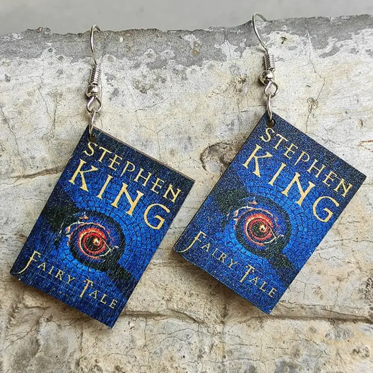 Book Earrings - Book Club Earrings, Handmade Earrings, Book Shop Owner, Librarian Earrings