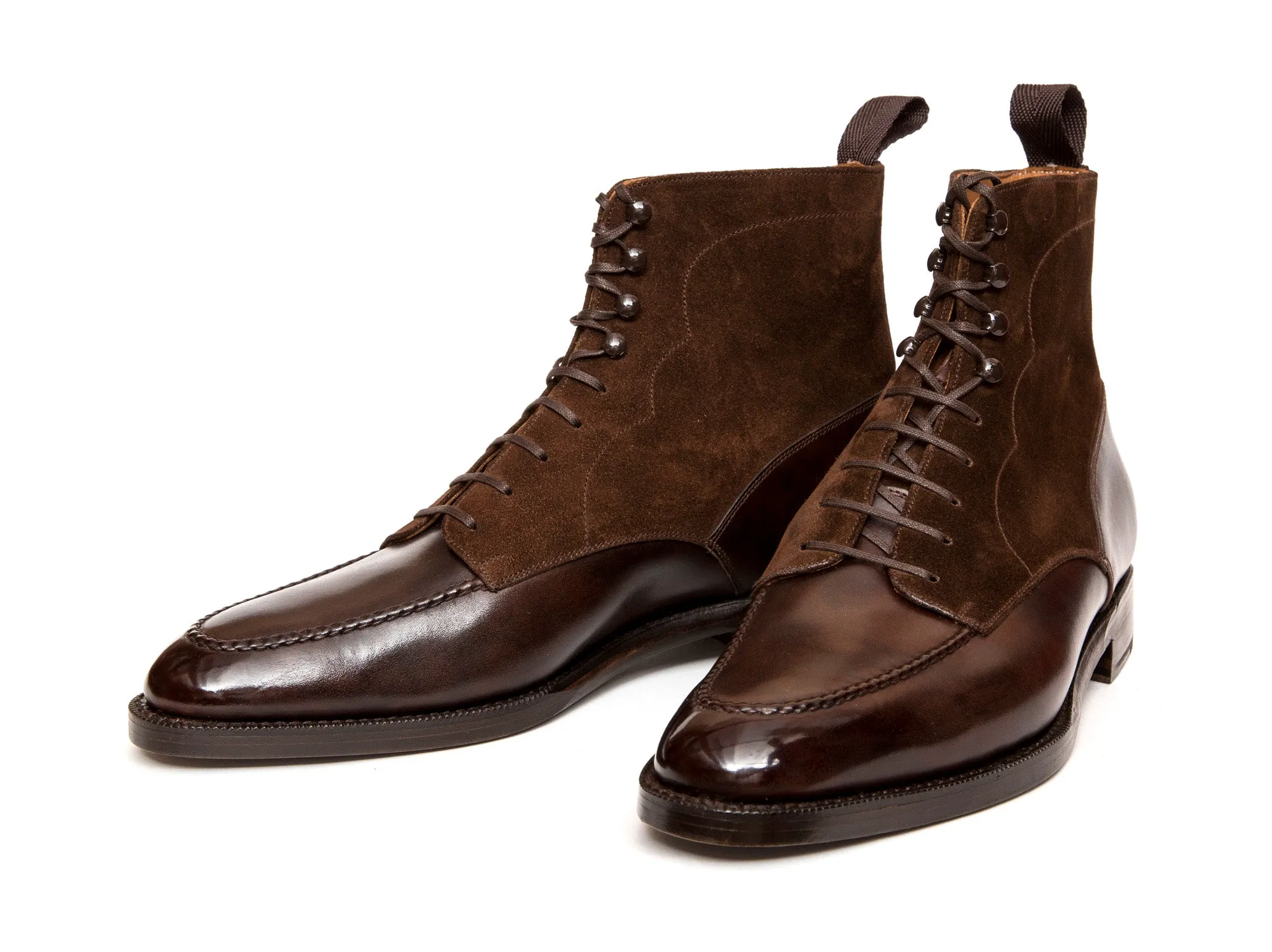 Bremerton - MTO - Dark Brown Museum Calf / Dark Brown Suede - TMG Last - Double Leather Sole