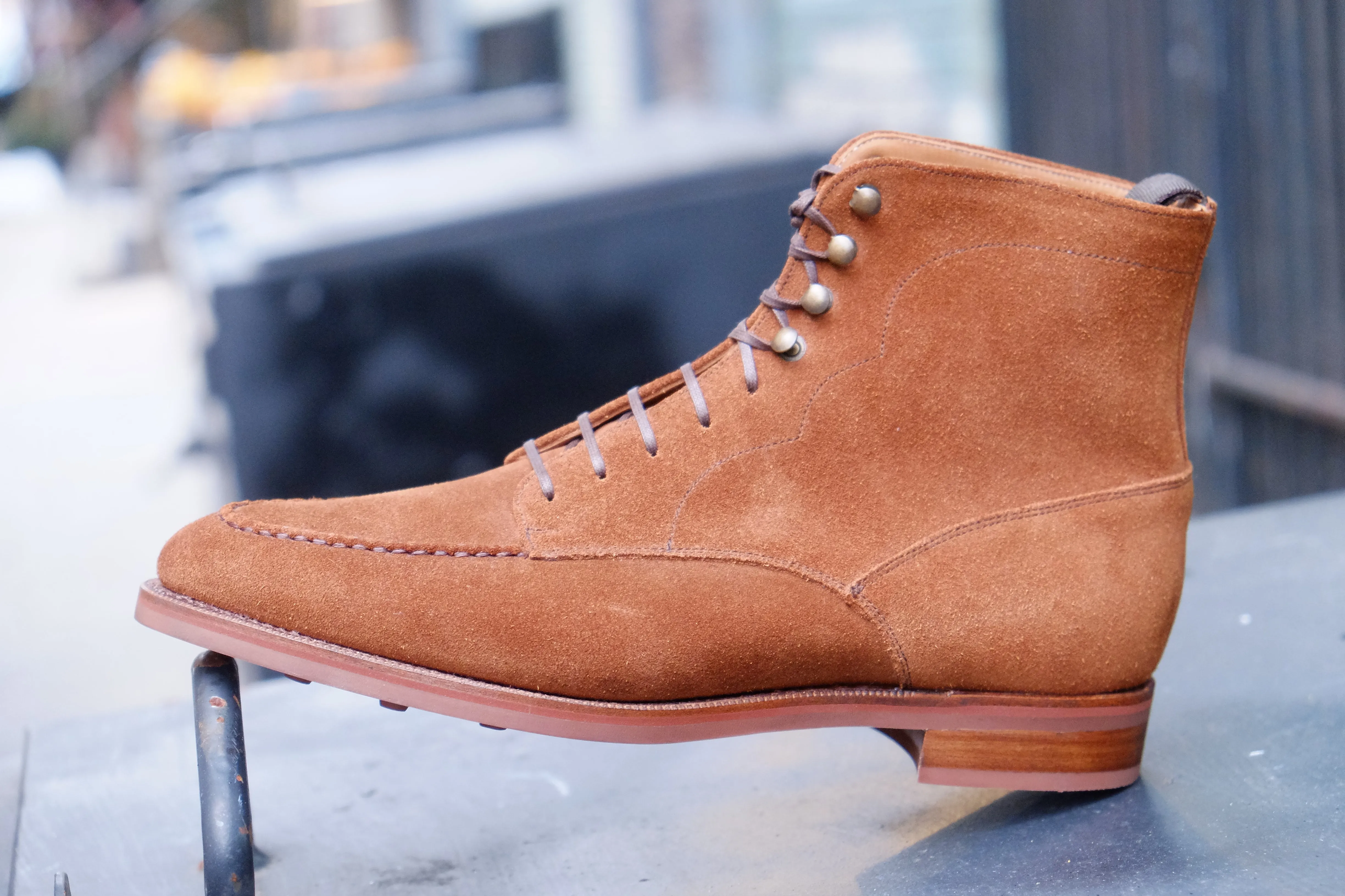 Bremerton - MTO - Snuff Suede - TMG Last - Single Brick Country Rubber Sole