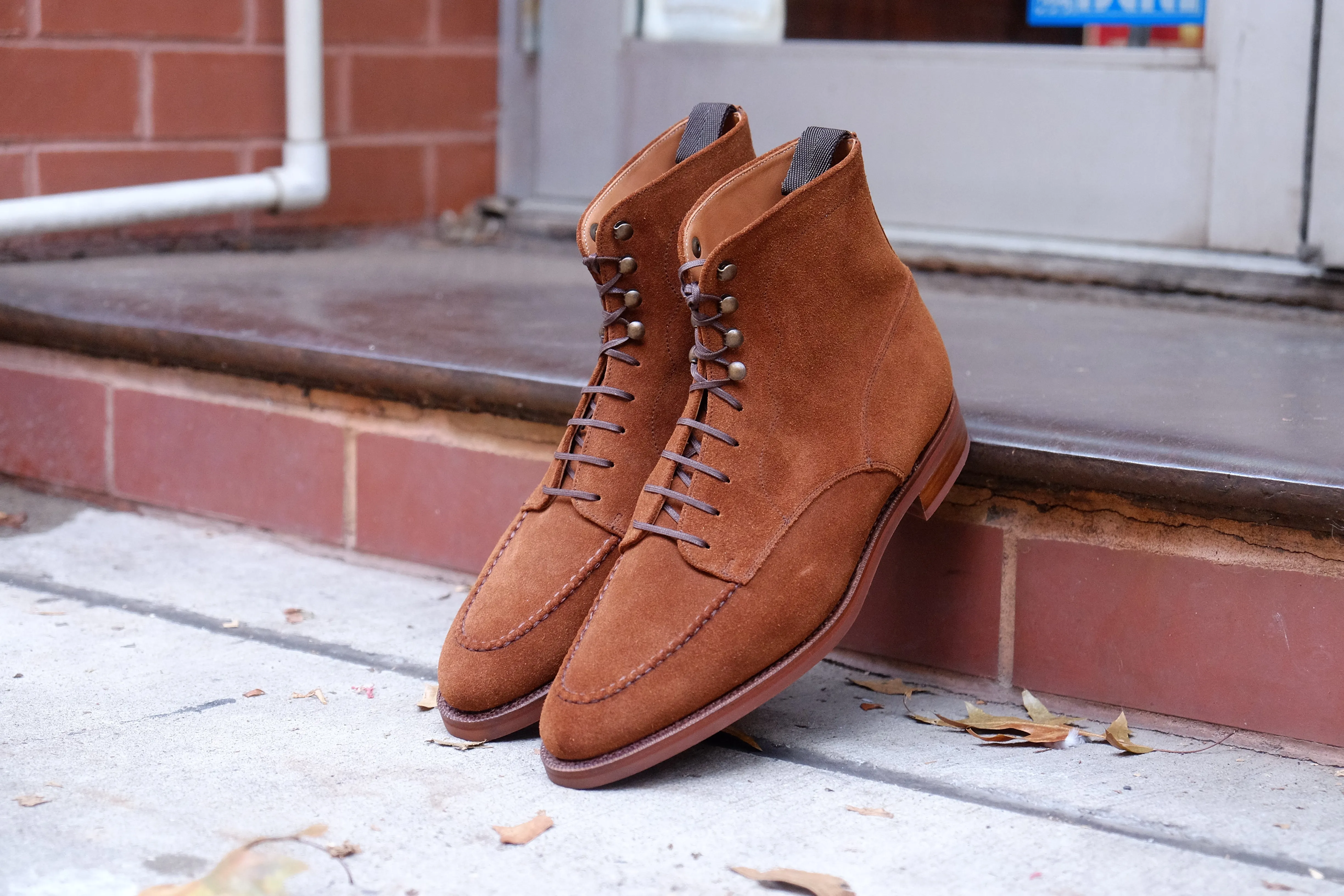 Bremerton - MTO - Snuff Suede - TMG Last - Single Brick Country Rubber Sole