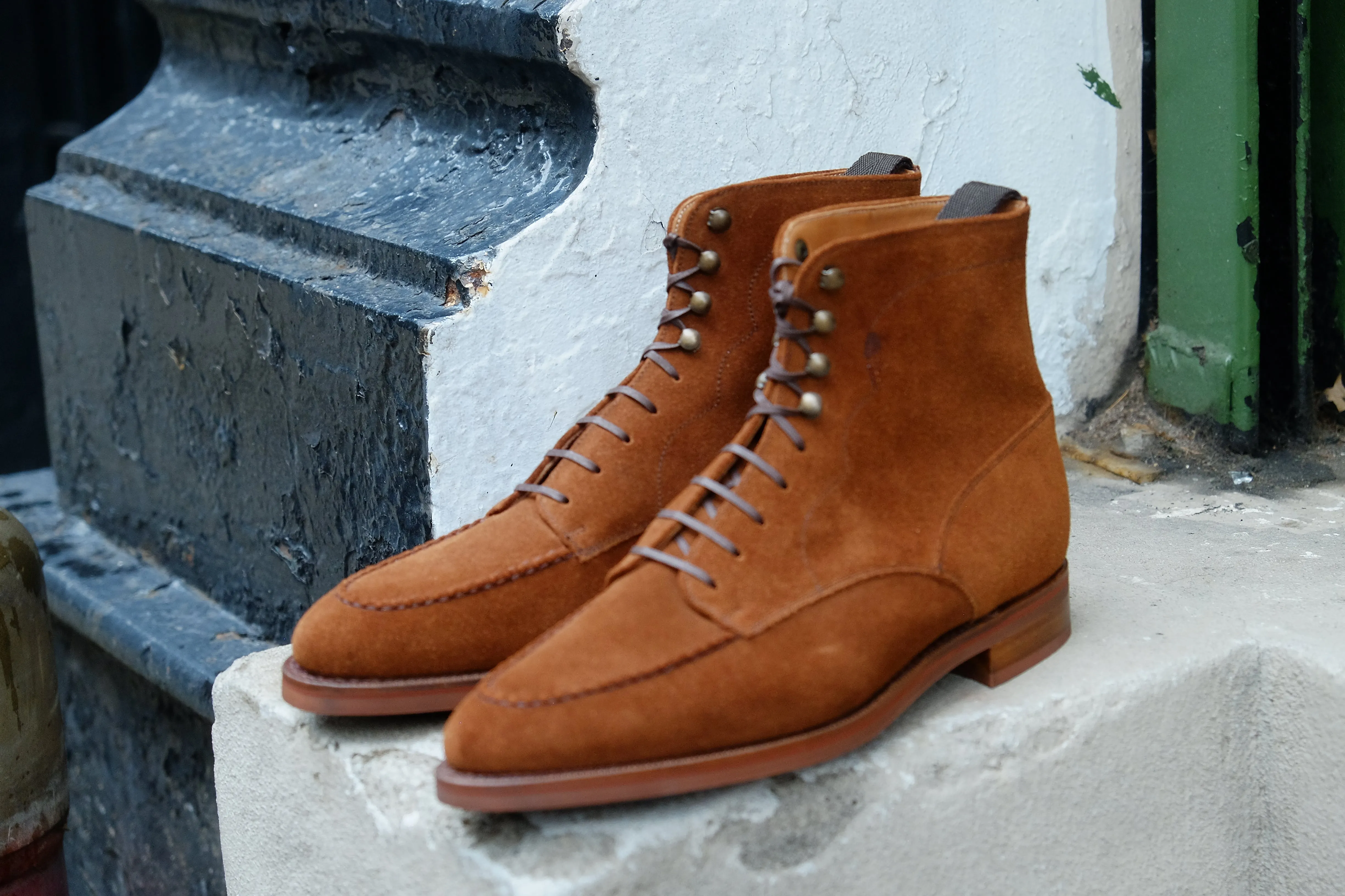 Bremerton - MTO - Snuff Suede - TMG Last - Single Brick Country Rubber Sole