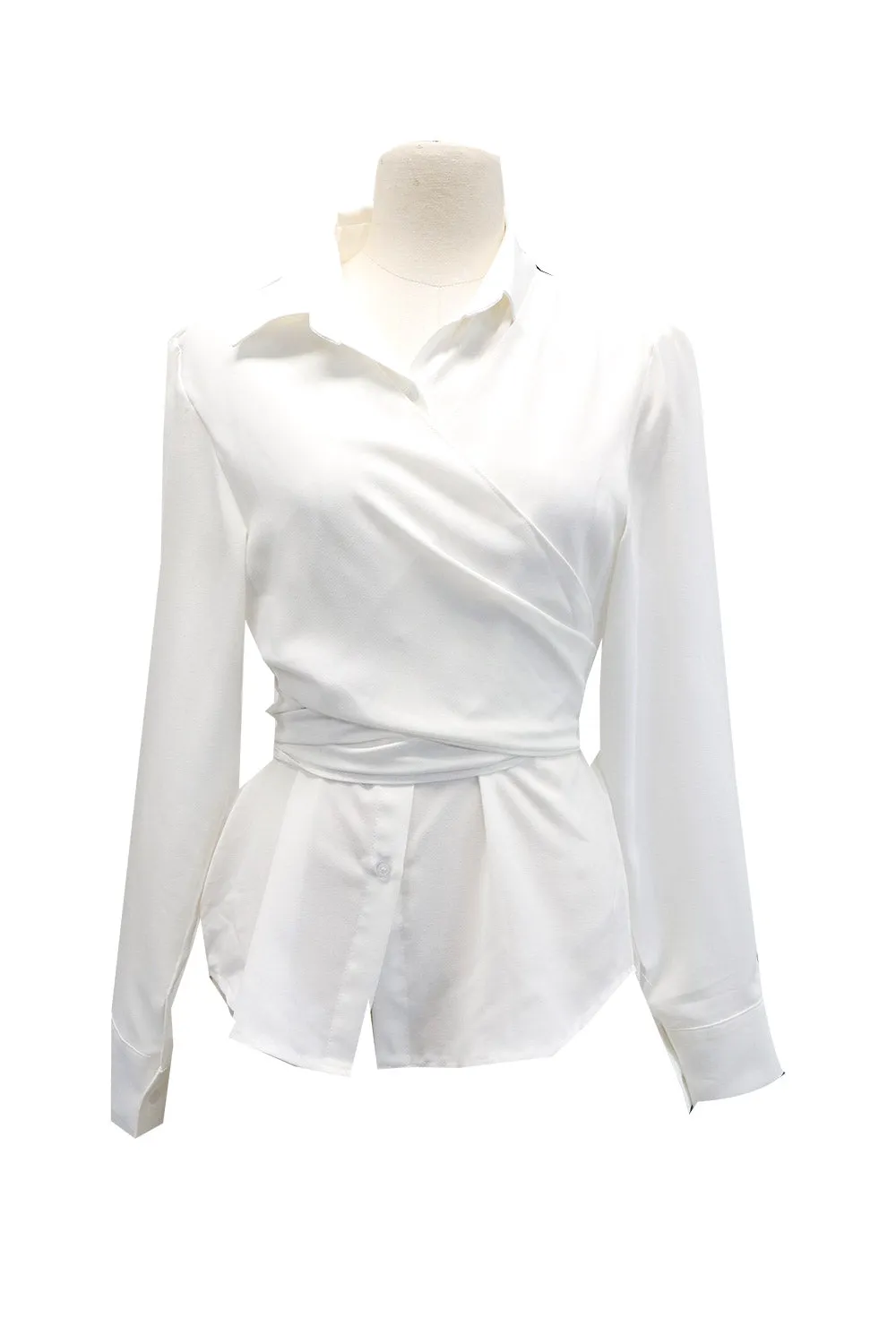 Brielle Tie Wrap Blouse