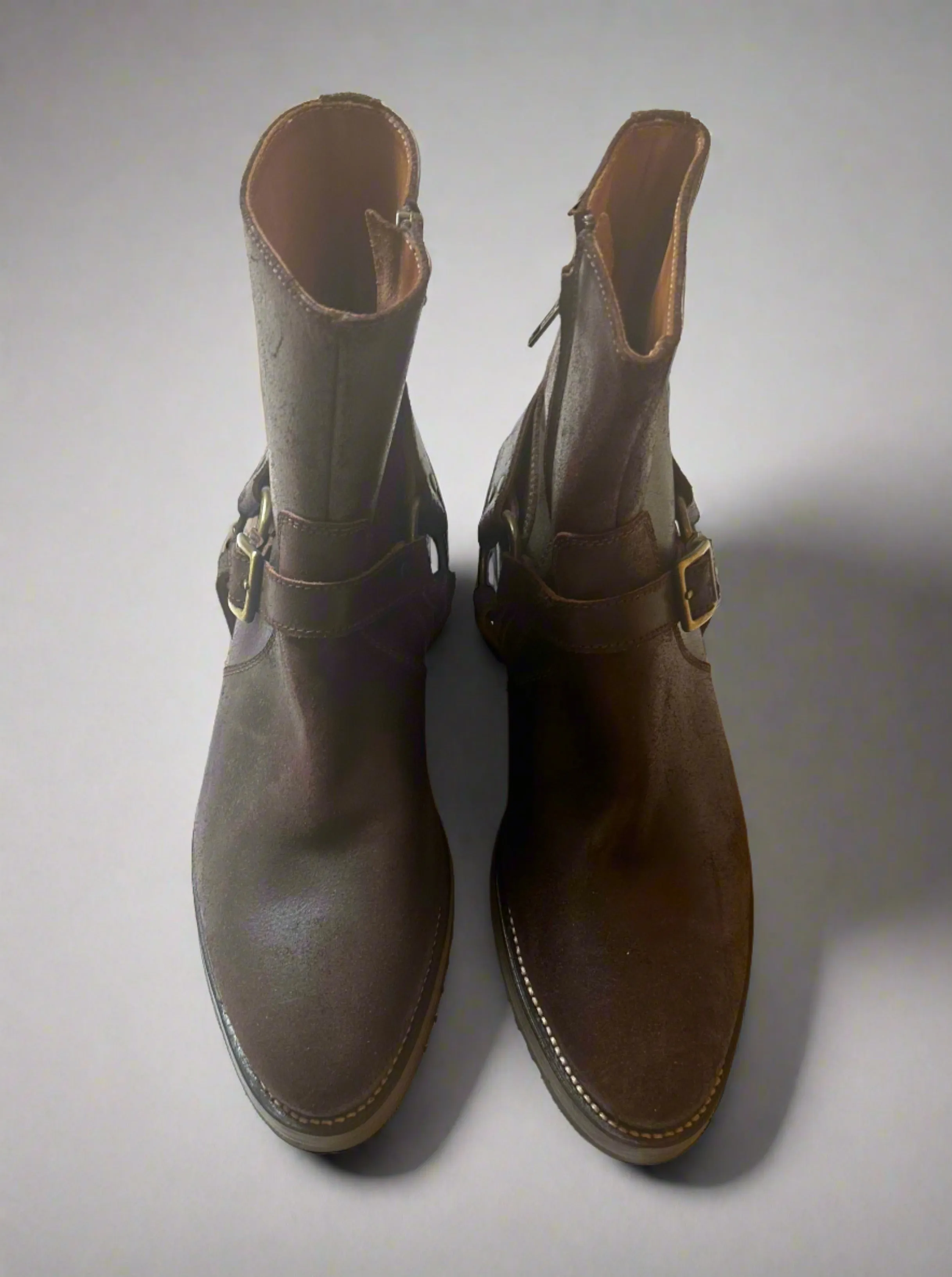 Bright Shoemakers, Boondocks Boot, Dark Brown Roughout (SAMPLE)