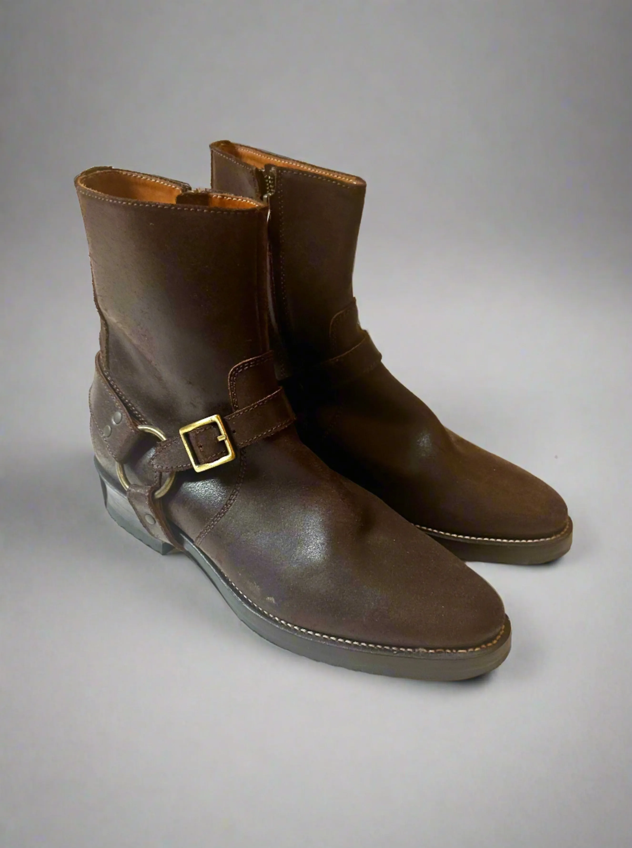 Bright Shoemakers, Boondocks Boot, Dark Brown Roughout (SAMPLE)