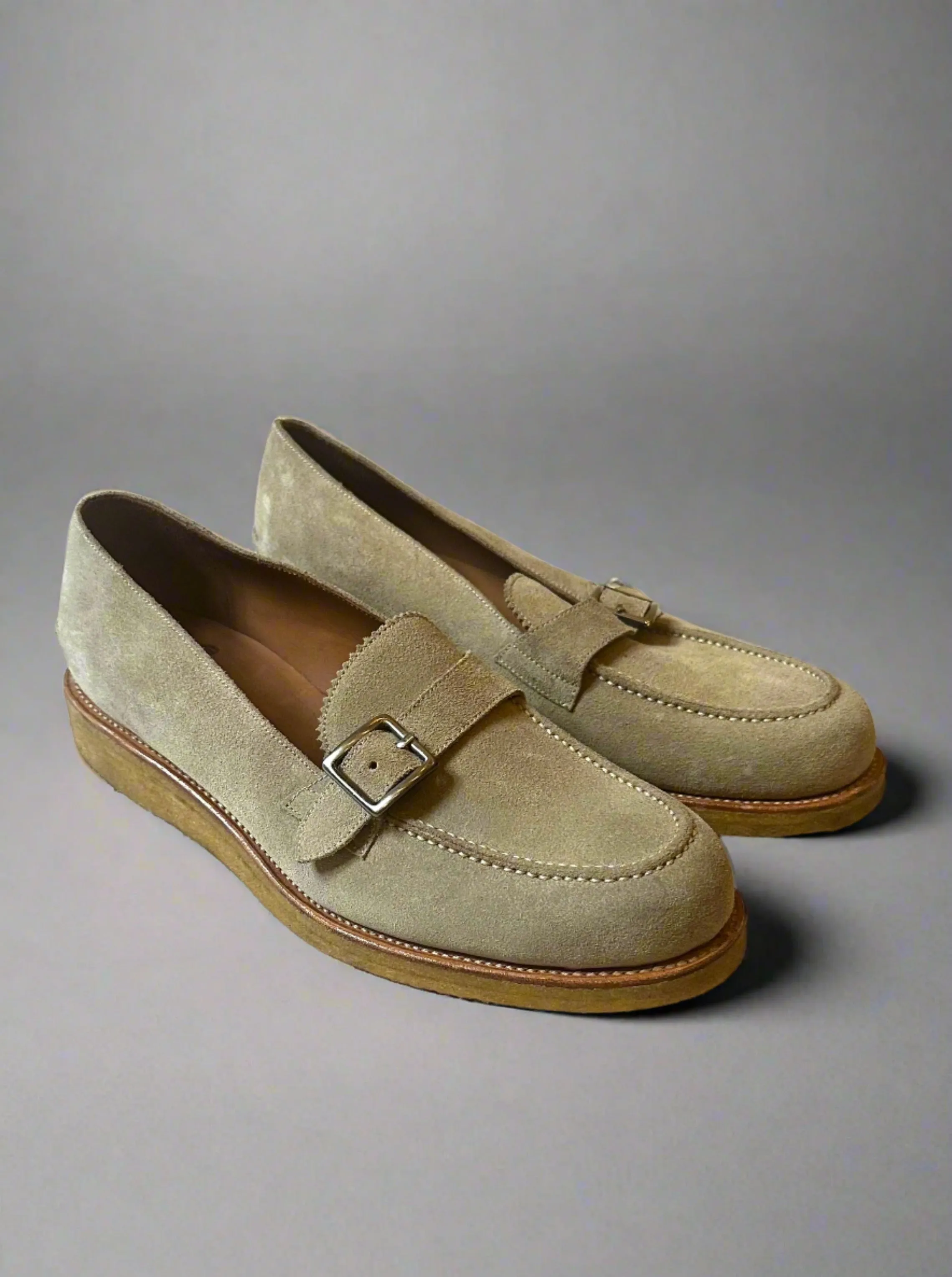 Bright Shoemakers, Crepe Loafer, Desert Suede (SAMPLE)