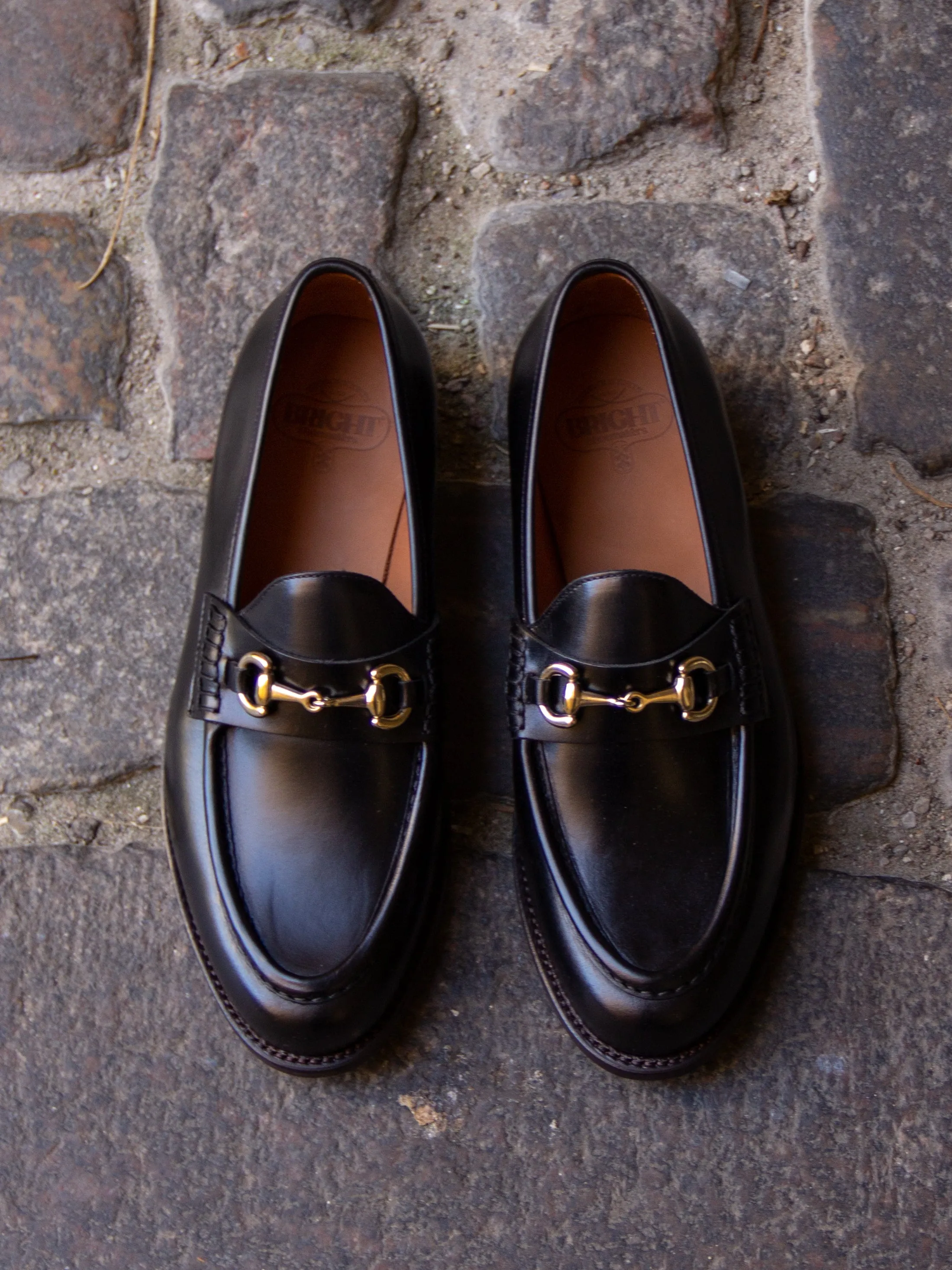 Bright Shoemakers, Horsebit Loafer, Black