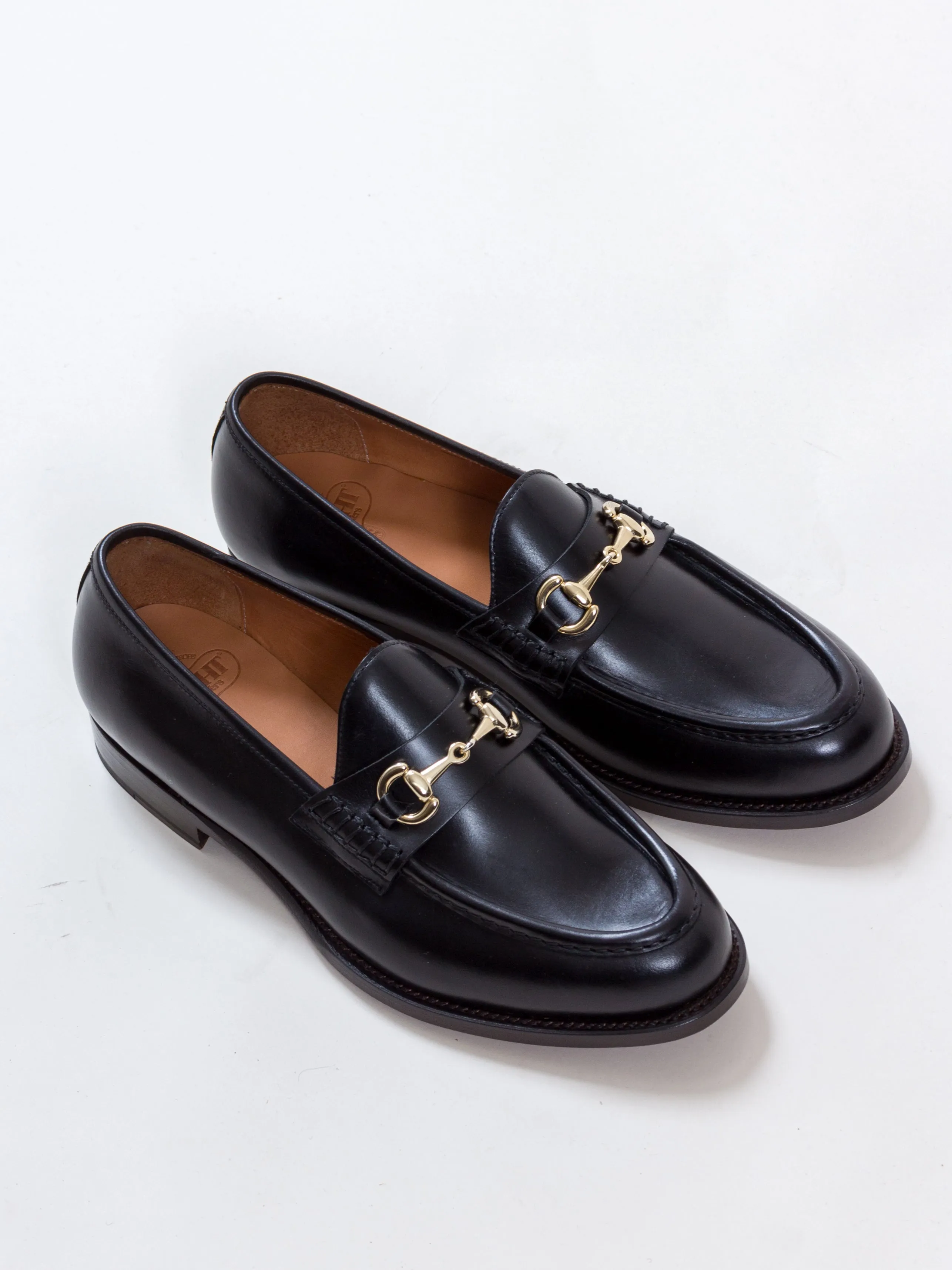 Bright Shoemakers, Horsebit Loafer, Black