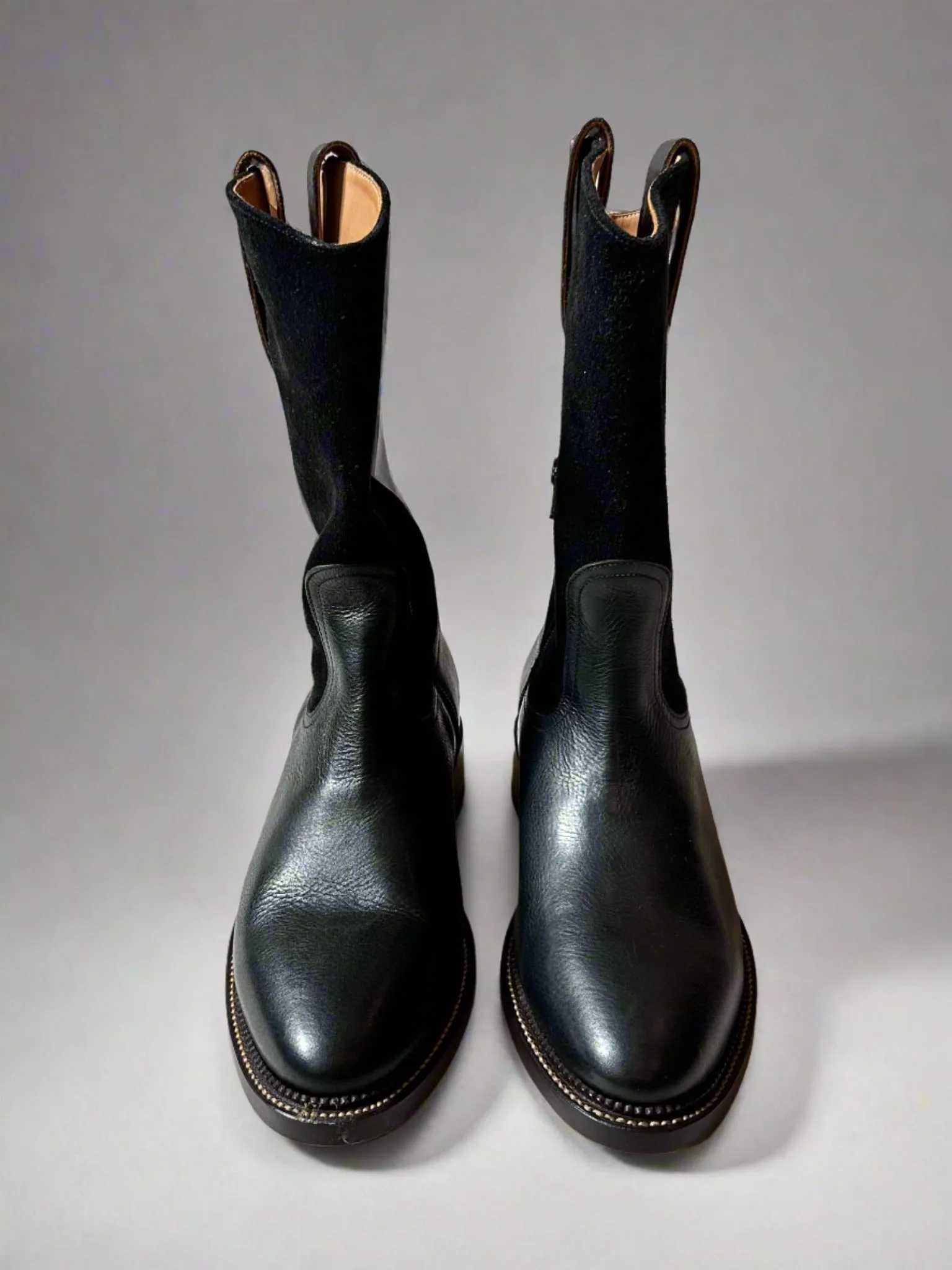 Bright Shoemakers, Pecos Boots, Black/ Black (SAMPLE)