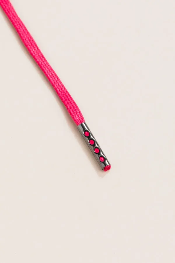 Cerise Pink | Round Waxed Shoelaces