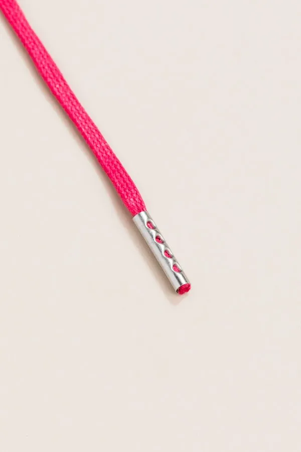 Cerise Pink | Round Waxed Shoelaces