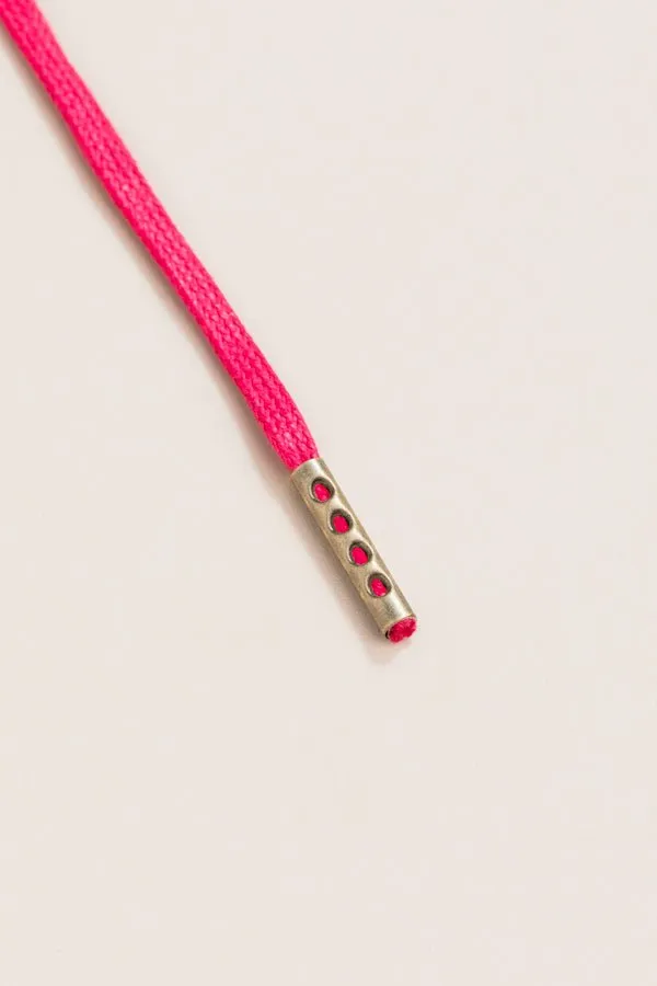 Cerise Pink | Round Waxed Shoelaces