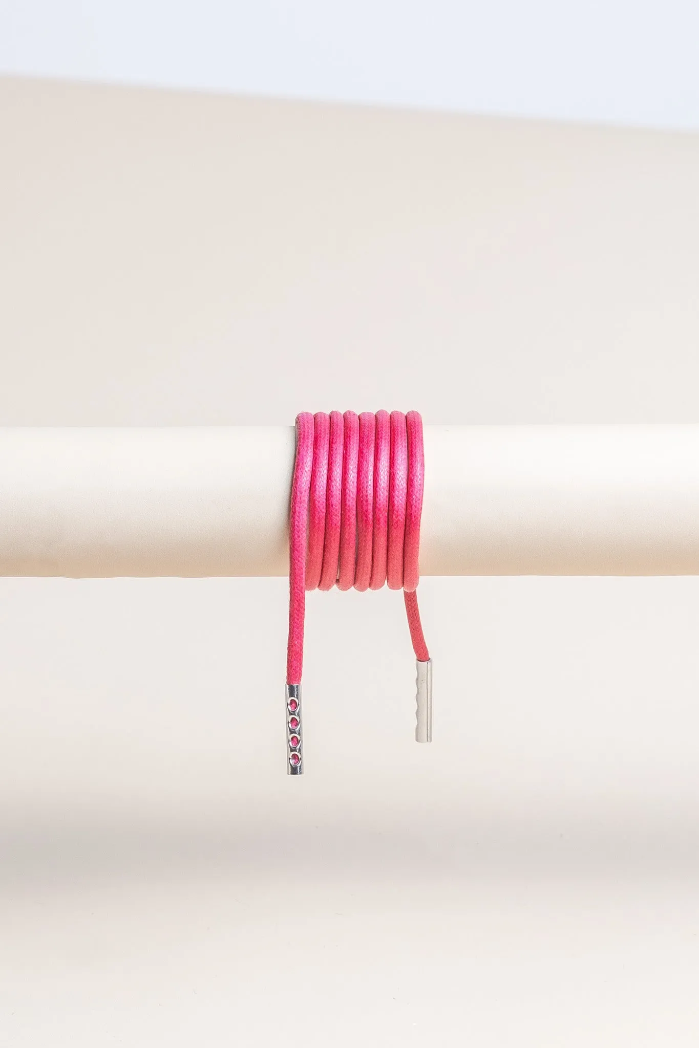 Cerise Pink | Round Waxed Shoelaces