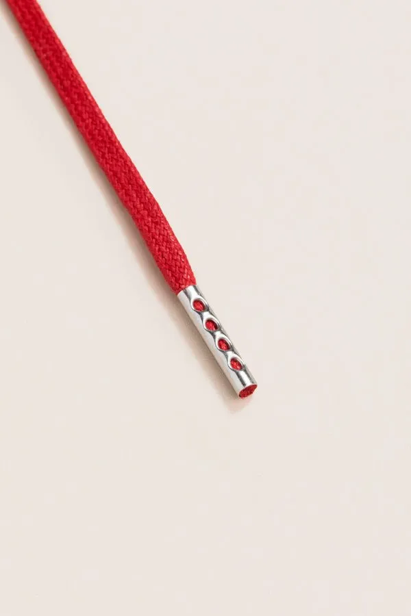 Cherry | Round Waxed Shoelaces