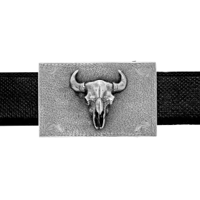 Clint Orms 1.5" Silver Bison Trophy Buckle