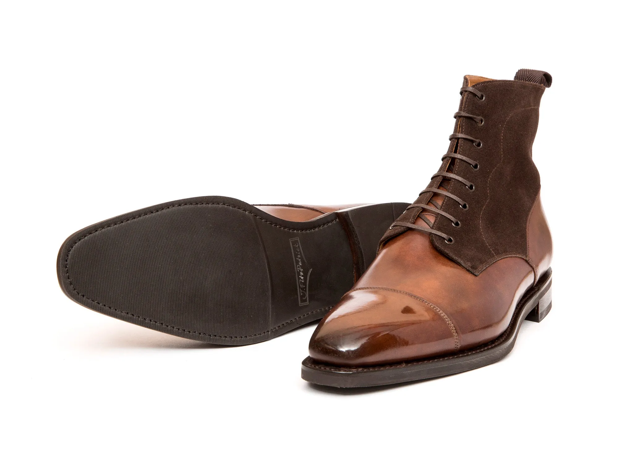 Delridge - MTO - Walnut Museum Calf / Bitter Chocolate Suede - LPB Last - City Rubber Sole