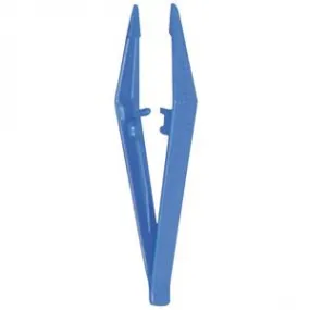 Disposable Plastic Forceps, Straight, Bag of 100