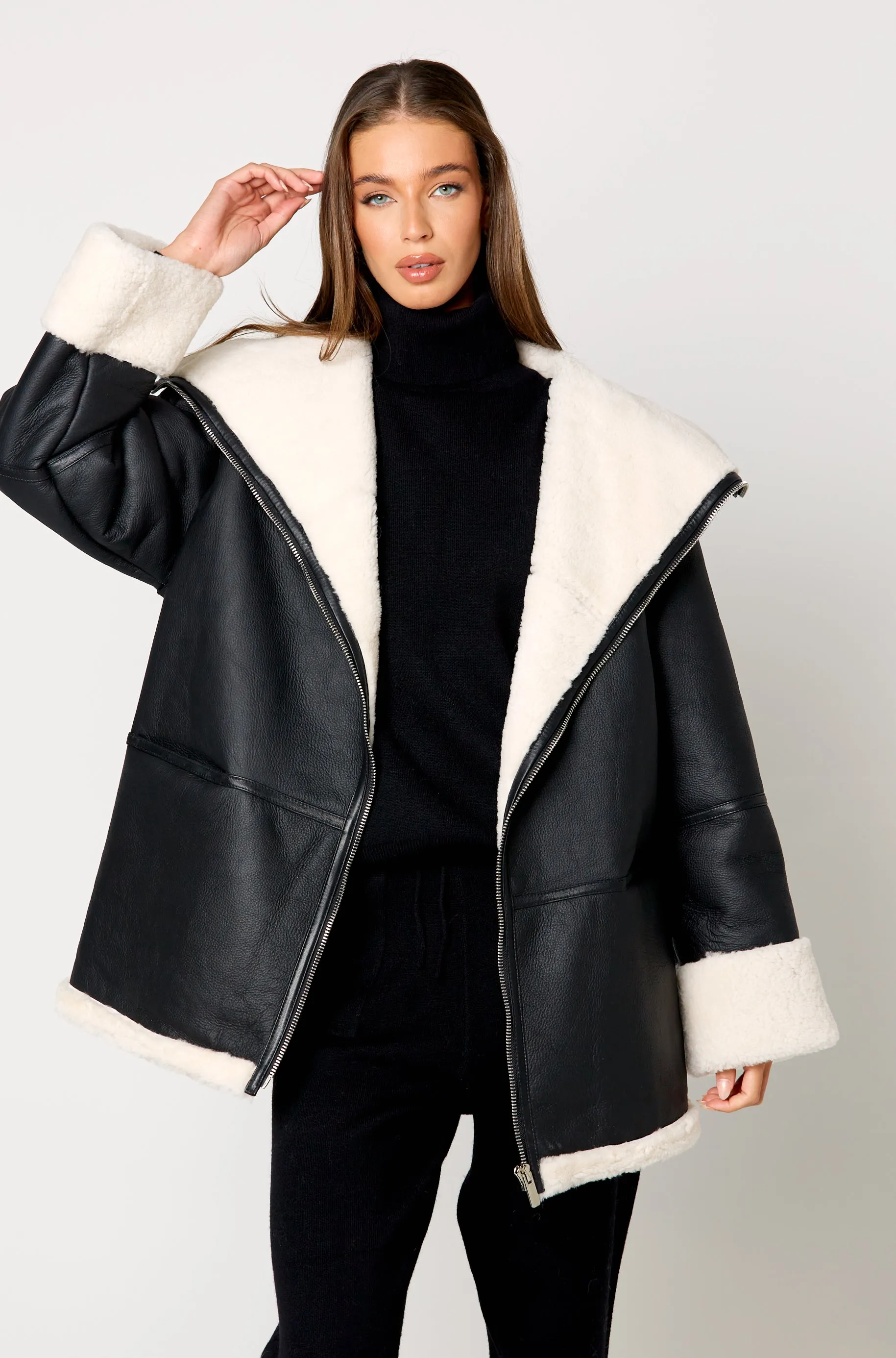 Donata Shearling Bomber